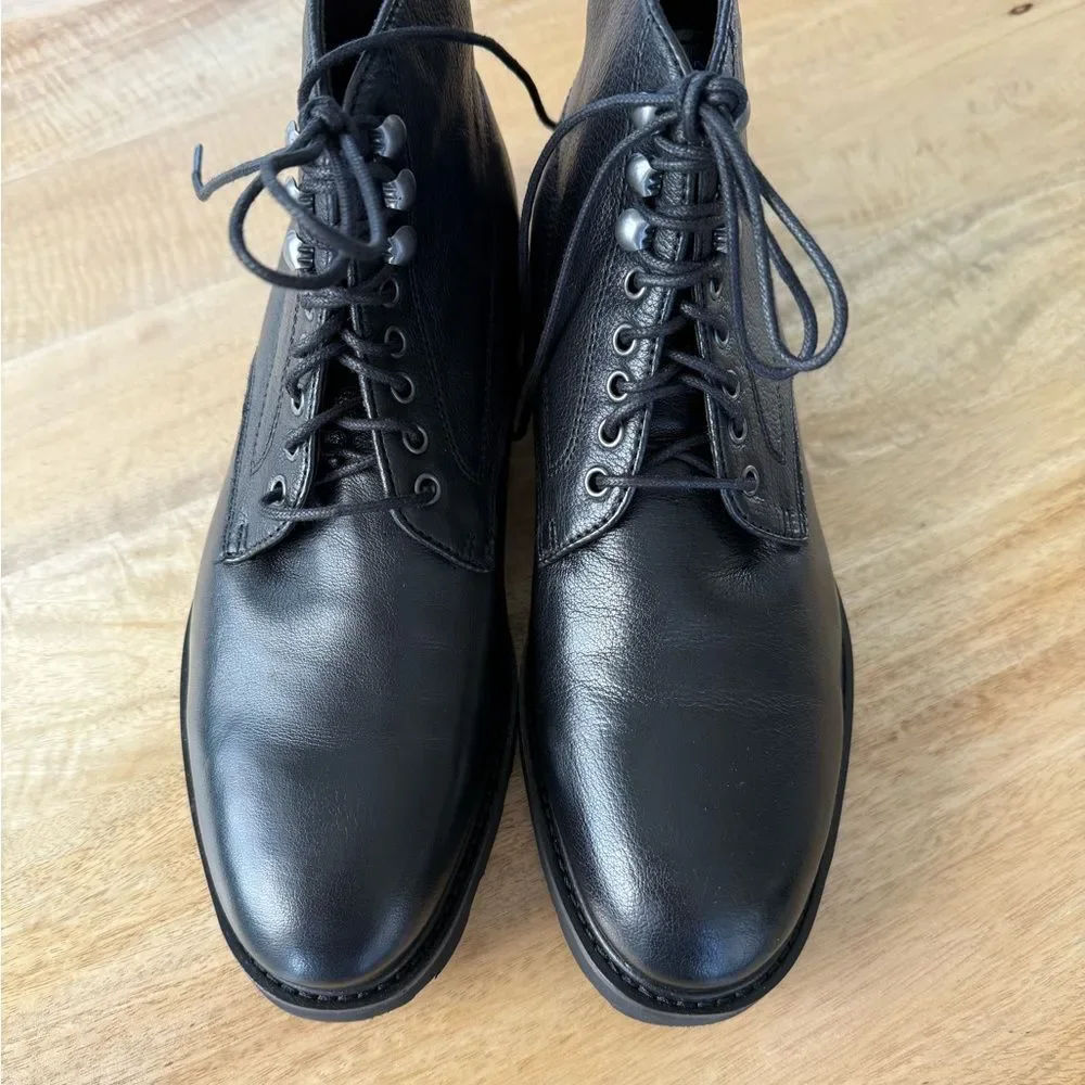 New!  Gordon Rush Austin Lace Up Chukka Boots Leather Black Size 9.5B